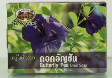 สบู่ดอกอัญชัน